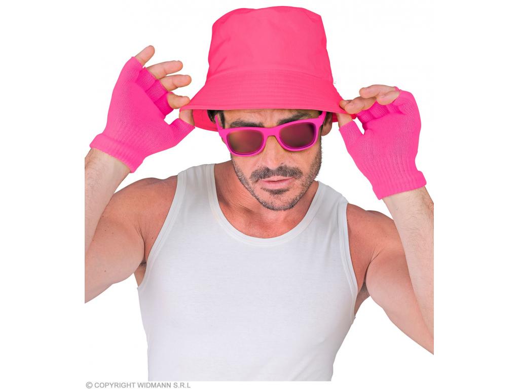 Neon pink kesztyű