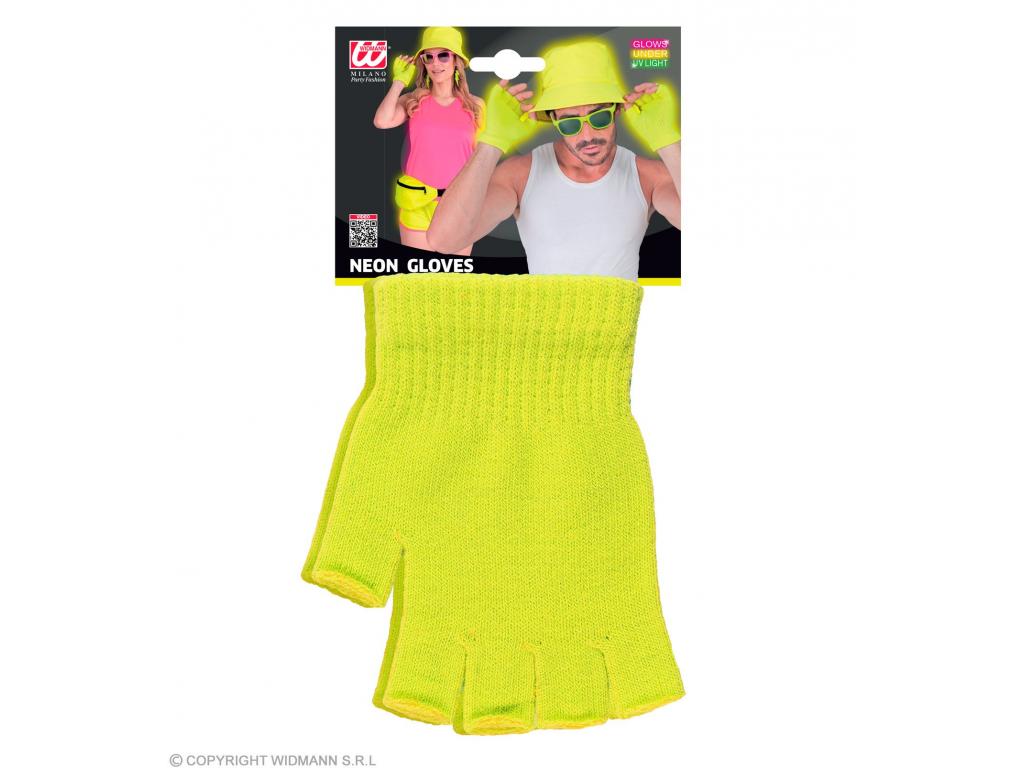 Neon sárga kesztyű
