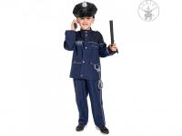 Rendőr fiú jelmez  kék színben