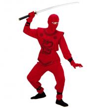 Vörös sárkány ninja fiú jelmez