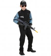 SWAT különleges rendőr fiú jelmez