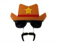 Cowboy szemüveg bajusszal