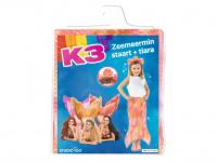 K3 sellőfarok és tiara 116-os méret, 3-6 éves korig