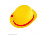 Sárga kalap filcből