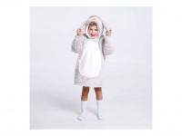 Noxxiez plüss kapucnis pulóver, S, nyuszi, 3-6 év