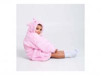 Noxxiez plüss kapucnis pulóver, egyszarvú, 3-6 éves korig