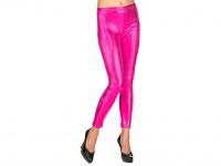 Fényes leggings - pink női jelmez