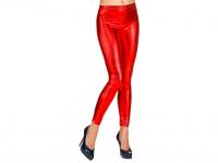 Fényes leggings - piros női jelmez