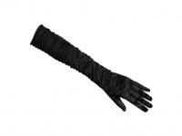 Hollywood fekete könyökig érő kesztyű