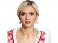 Elegáns fülbevaló ezüst színben
