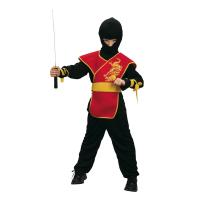 Ninja mester fiú jelmez, 4-6 évesnek