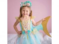 Hableány ruha uszonnyal, 56 éveseknek