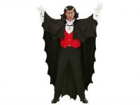 Fekete vámpírköpeny, 150 cm-es férfi jelmez