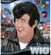 Rockabilly férfi paróka, fekete