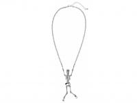 Nyaklánc ezüst színű csontváz figurával