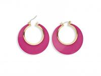 Pink-aranyszínű fülbevaló