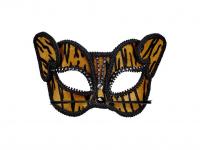 Strasszkövekkel díszített tigris szemmaszk