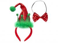 Mini, flitteres manósapka + csokornyakkendő