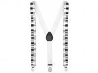 Zongora klaviatúra mintás nadrágtartó