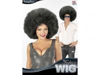 Afro fekete paróka
