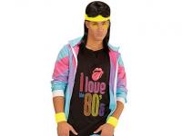 Neonsárga fejpánt csuklószorítóval