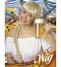 Helga - női paróka, hosszú szőke copf