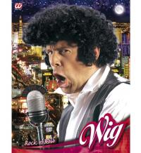 Rock and roll paróka, fekete