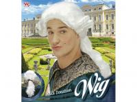 Herceg paróka, hosszú, fehér