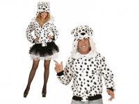 Dalmata kapucnis felső unisex felnőtt jelmez