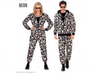 Halálfejes tréningruha unisex felnőtt jelmez