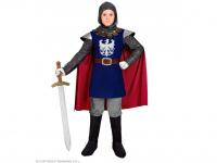 Lovag kék piros színben fiú jelmez