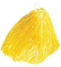 Egyszínű sárga pompon, 1 db
