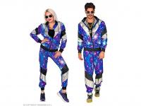 80-as évek disco csillogós tréning szett unisex felnőtt jelmez