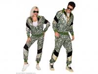 Dollár mintás tréning szett unisex felnőtt jelmez