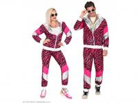 80-as évek tigrismintás tréning szett - pink unisex felnőtt jelm