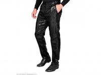 Party nadrág csillogó fekete színű férfi jelmez