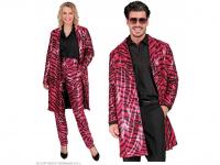 Party felső lila mintás unisex felnőtt jelmez