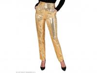 Party nadrág csillogó arany színű női jelmez