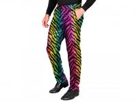 Tigrismintás színes party nadrág férfi jelmez