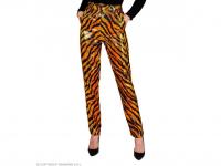 Party nadrág csillogó tigris mintás női jelmez