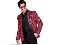 Party zakó pink zebra mintás férfi jelmez