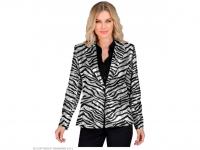 Party blézer csillogó zebra mintás női jelmez