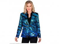 Party blézer csillogó kék hullám mintás női jelmez