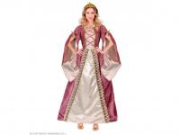 Középkori hercegnő koronával női jelmez