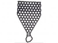 Kesztyű fekete gyöngyökkel