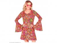 60 as évek tarka barnás paisley női jelmez