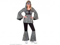 70 es évek GROOVY ezüst színű DISCO női jelmez