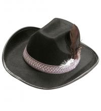 Gyerek Cowboy kalap, fekete színben