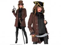 Régi időket idéző történelmi kabát női jelmez