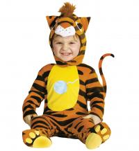 Kis tigris kezes lábas unisex gyermek jelmez 90-es méretben